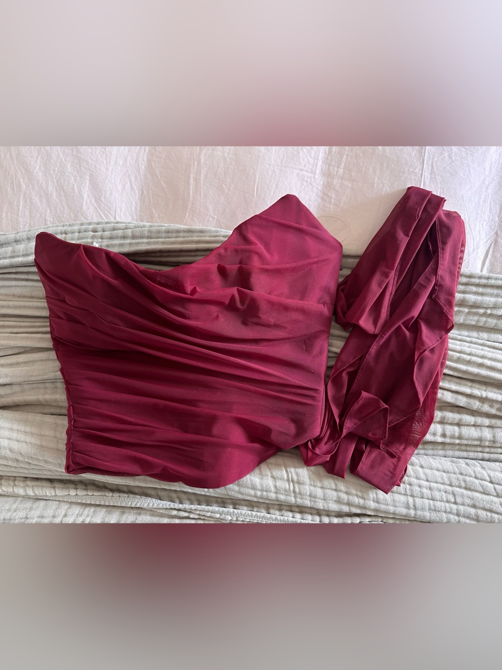 House of CB Hallie strapless corset with scarf